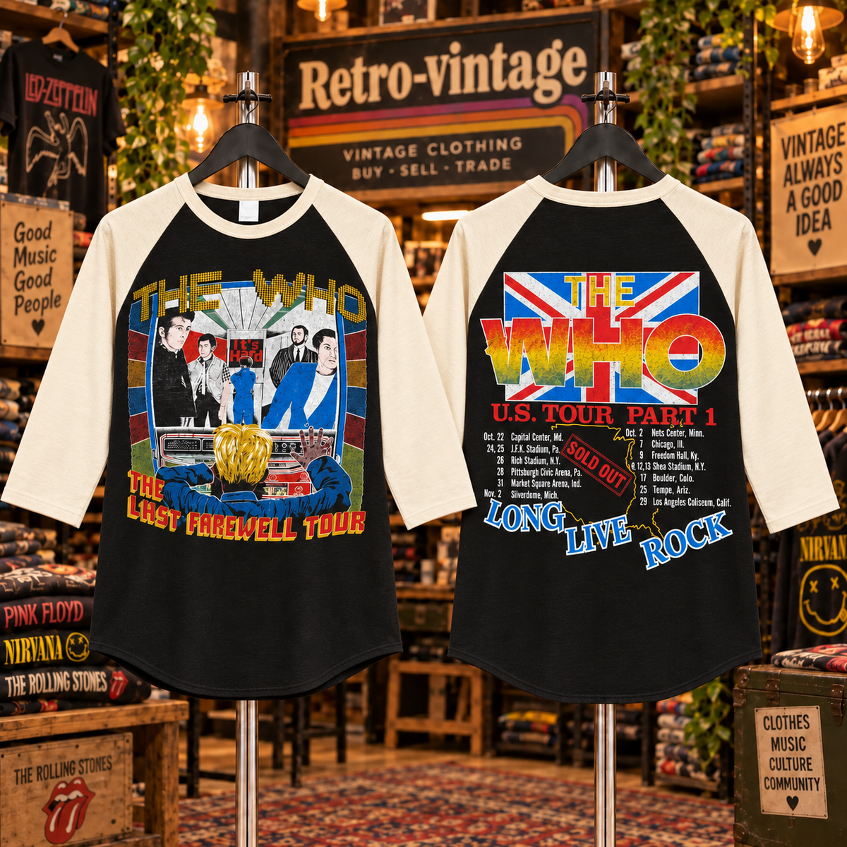 The Who Tour Jersey Shirt