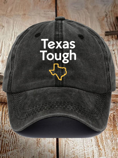 🙏💔Join us in praying for Texas.🙏Retro Texas Tough Print Baseball Cap