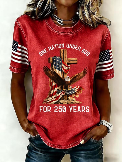 Women's Faith&Freedom Independence Day T-shirt