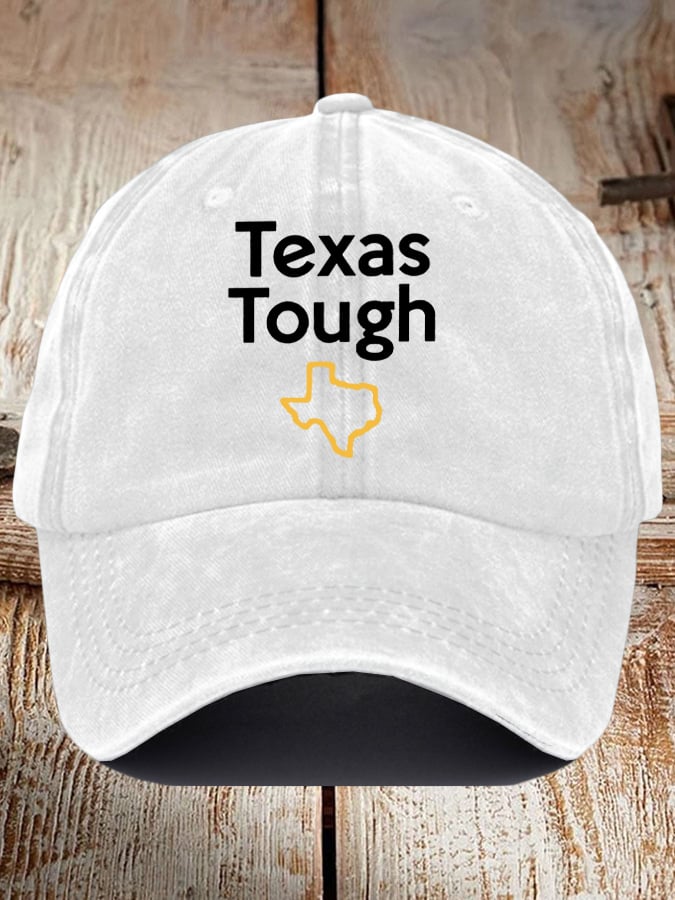 🙏💔Join us in praying for Texas.🙏Retro Texas Tough Print Baseball Cap