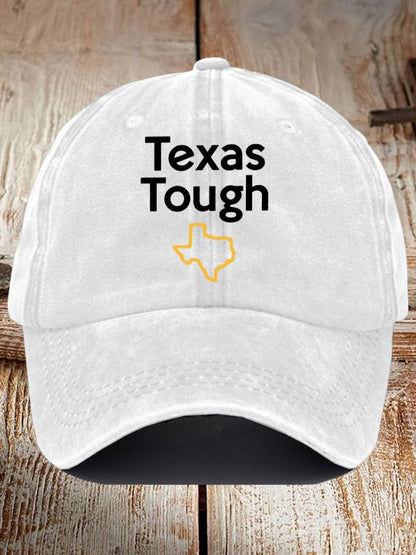 🙏💔Join us in praying for Texas.🙏Retro Texas Tough Print Baseball Cap