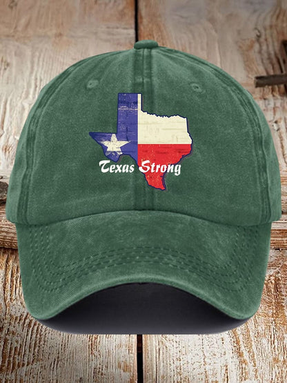 🙏💔Join us in praying for Texas.🙏Retro Texas Strong Print Baseball Cap