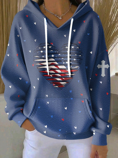 Women's Faith Casual Hooded Sweatshirt