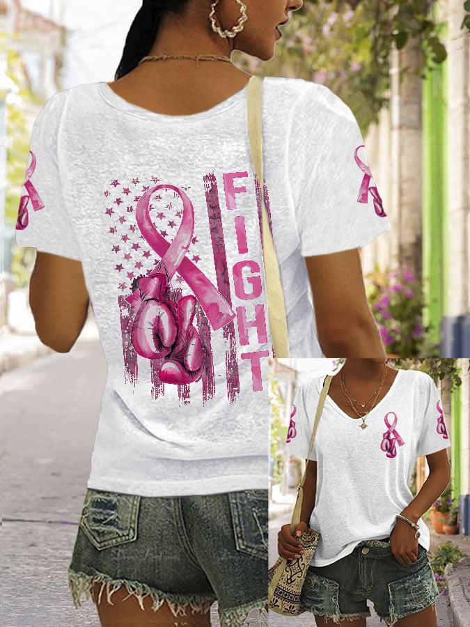 Women's Casual Printed Short Sleeve T-Shirt