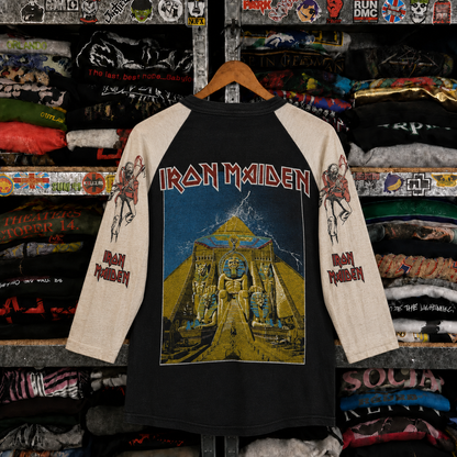 Vintage Iron Maiden Raglan T-Shirt