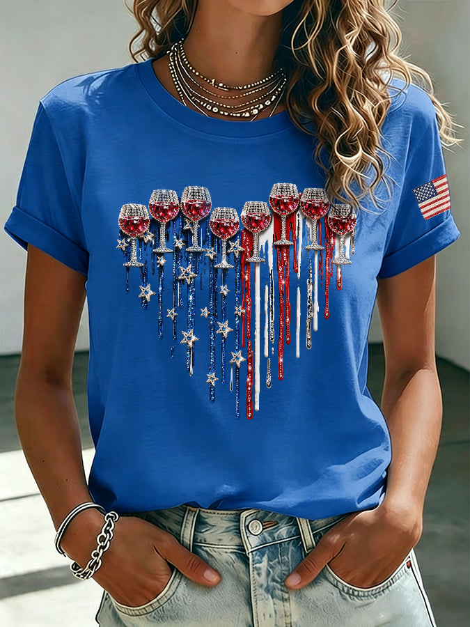 Retro American Anniversary Love T-Shirt