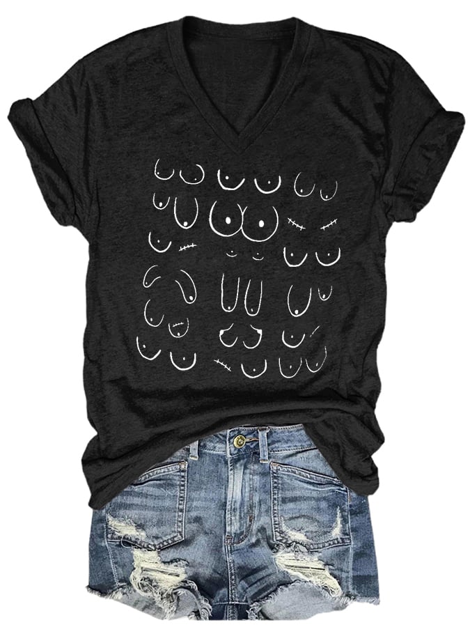 Women's Casual Printed Short Sleeve T-Shirt