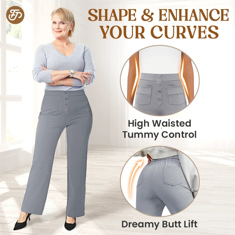 👍Mother's Day Promotion 70% OFF –2025 🌹 Women's Casual High Waist Stretch Pants