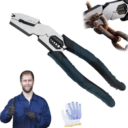 9-in-1 Heavy-Duty Multi-Function Pliers，Hand Tool for DIY & Home Repairs
