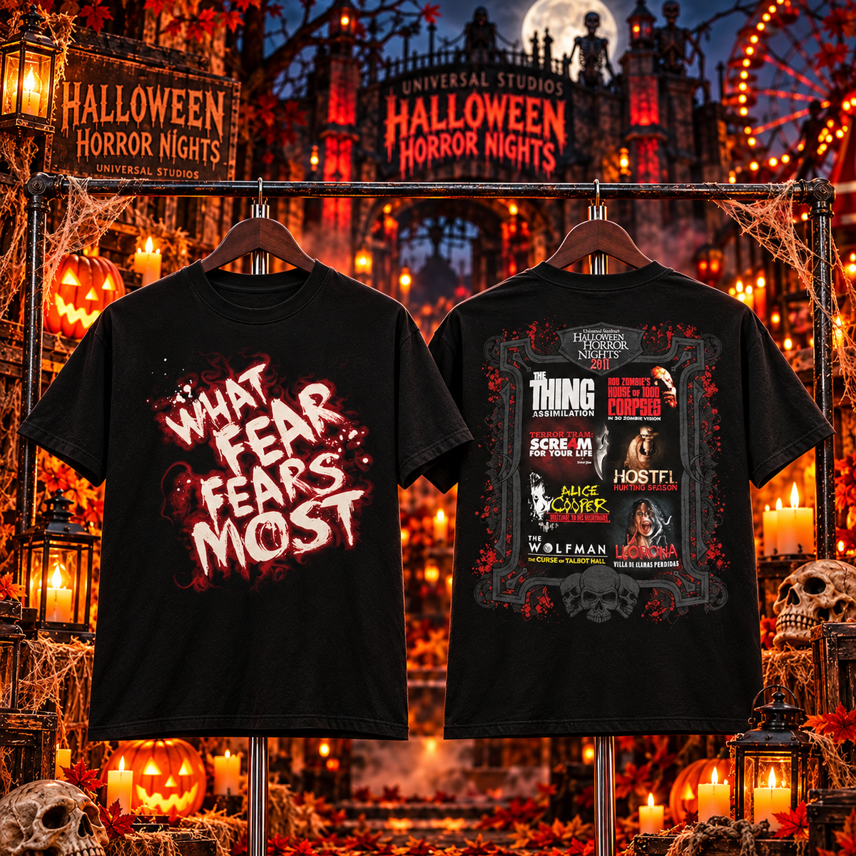 Halloween-themed T-shirt