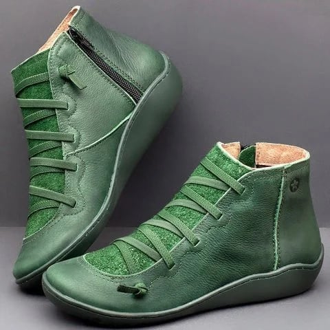Women's Comfortable leather arch support boots