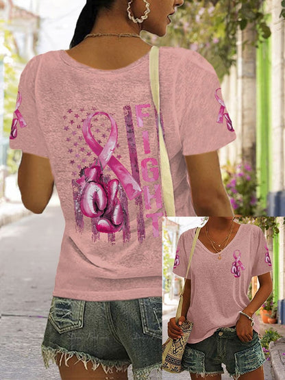 Women's Casual Printed Short Sleeve T-Shirt