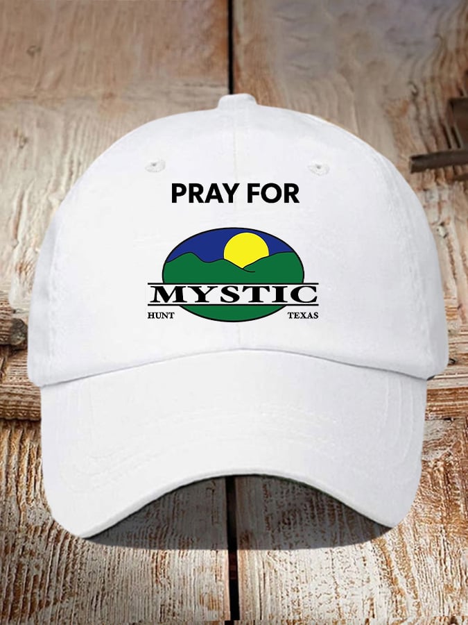 🙏💔Join us in praying for Texas.🙏Retro Texas Strong Pray For Mystic Hunt Texas Print Baseball Cap
