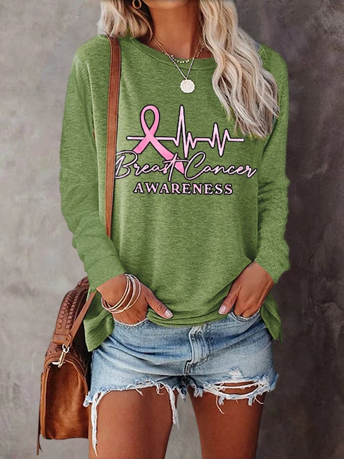 Women's Casual Printed Long Sleeve T-Shirt