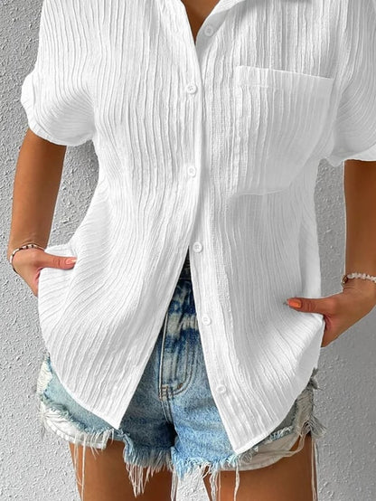 👍Mother's Day Promotion 70% OFF –2025 🌹Women's Button Placket Casual Cotton Shirt(Buy 2 Free Shipping)