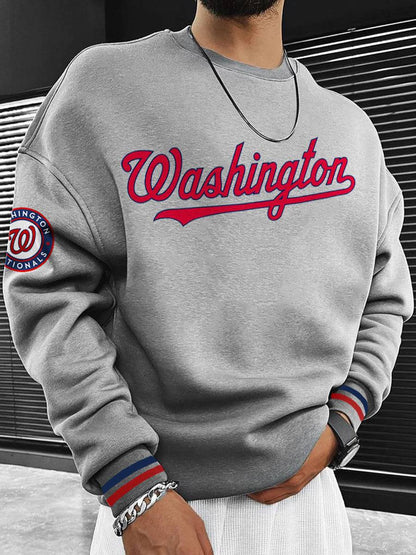 Washington Nationals MLB Men's Crewneck Sweatshirt