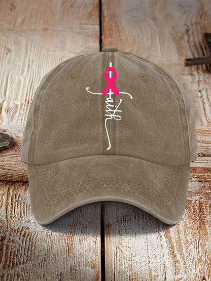 Faith Breast Cancer Awareness Hat