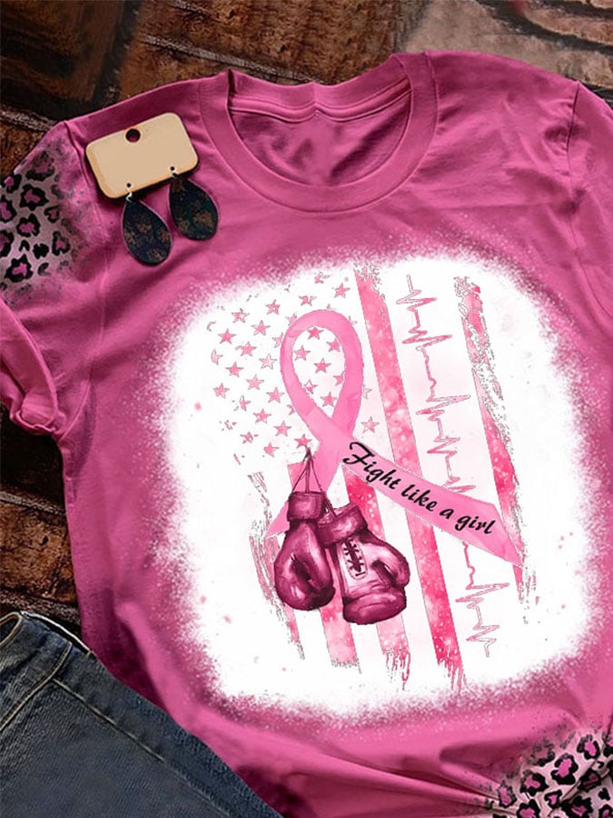 Women's Casual Printed Short Sleeve T-Shirt