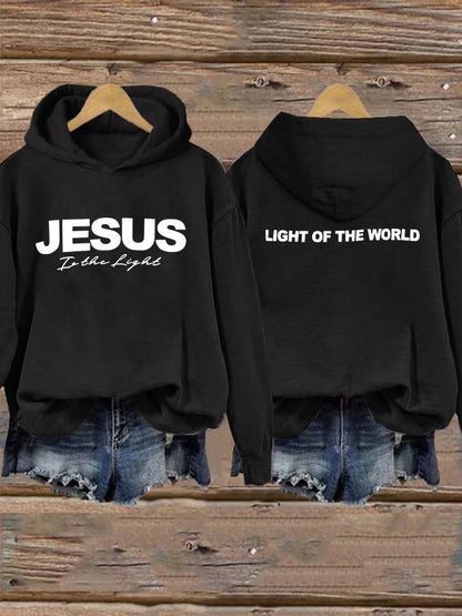 Women'S Casual Faith Print Sweatshirt