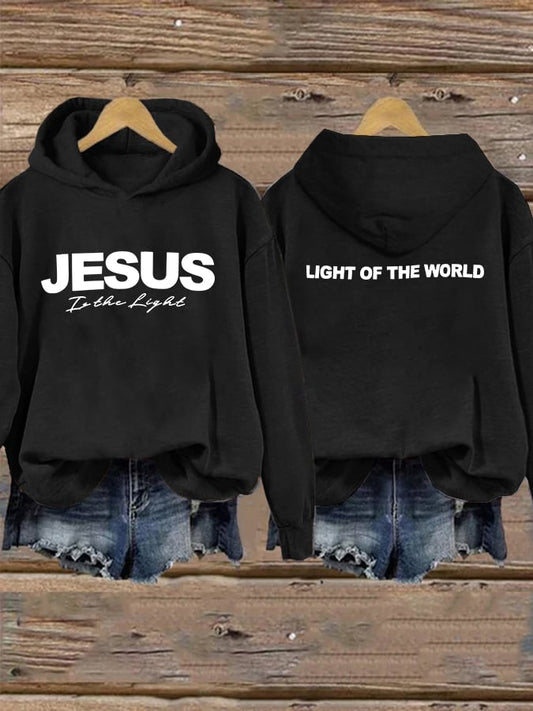 Women'S Casual Faith Print Sweatshirt