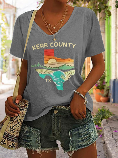 Women's Texas Strong Print T-shirt