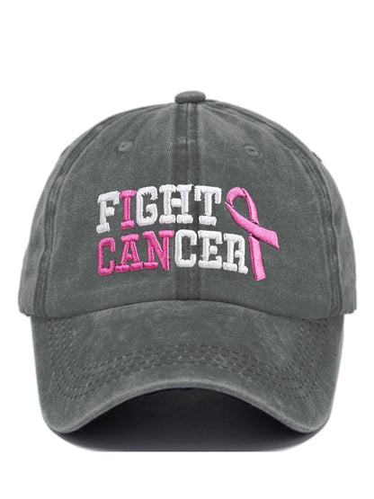 Unisex Breast Cancer Fighter Baseball Cap