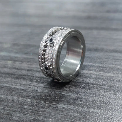 🔥925 Sterling Silver Personalized Stress Reducing Rotatable Gear Ring