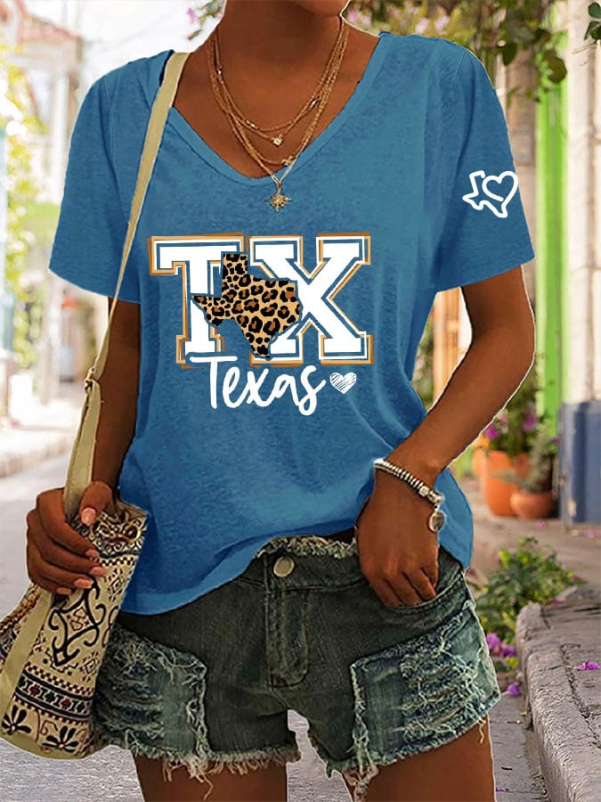 🙏💔Join us in praying for Texas.🙏Women's Texas Strong Print T-shirt