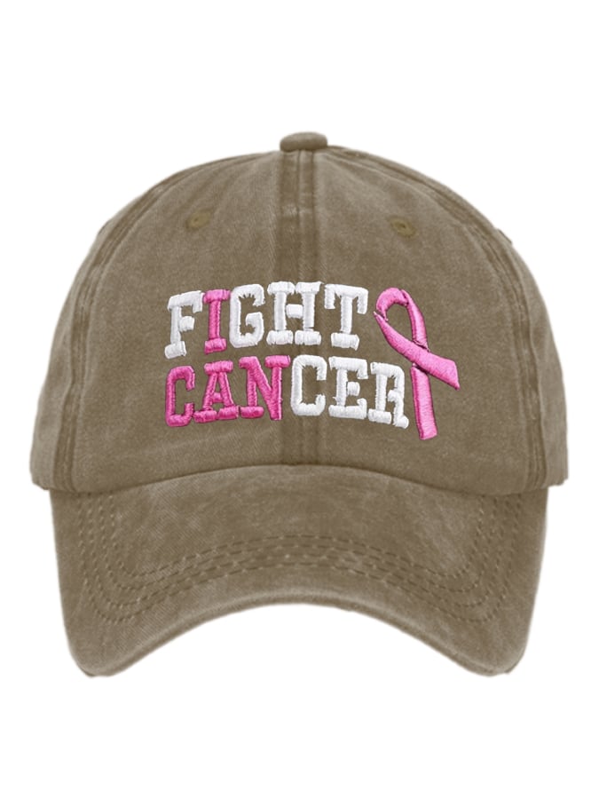 Unisex Breast Cancer Fighter Baseball Cap