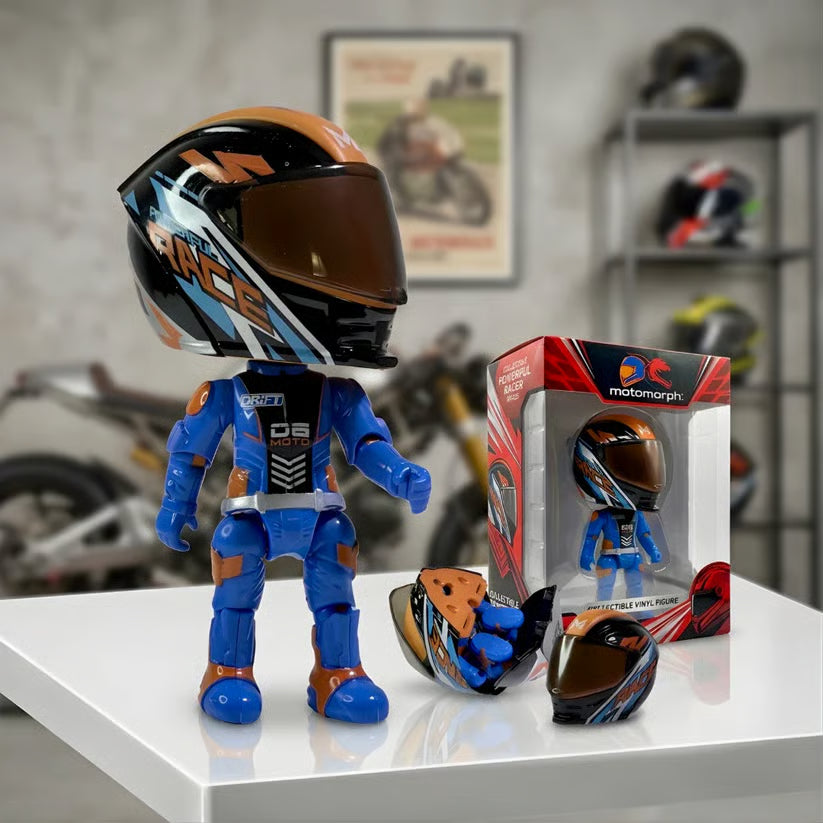 🏍️ MotoMorph™ Transforming Motorcycle Helmet to Action Figure