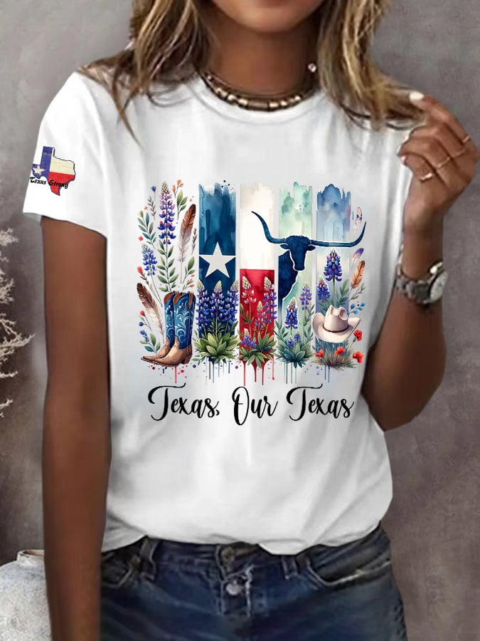 🙏💔Join us in praying for Texas.🙏Retro Texas Strong Texas Our Texas Print T-Shirt