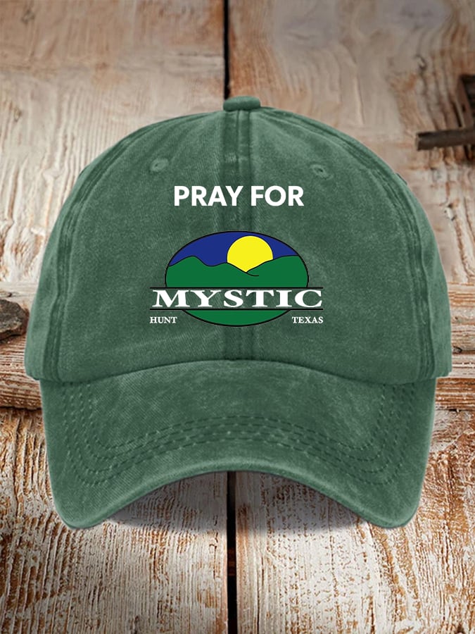 🙏💔Join us in praying for Texas.🙏Retro Texas Strong Pray For Mystic Hunt Texas Print Baseball Cap