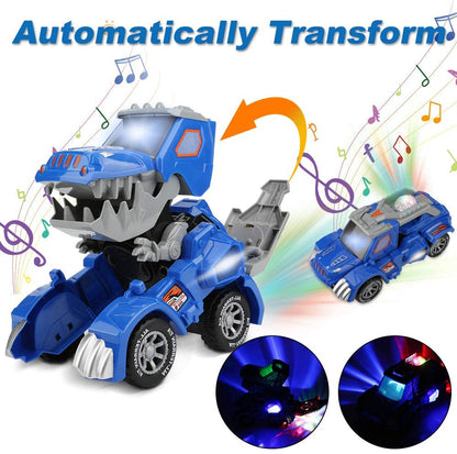 🎁 50% OFF🎁 Transforming Dinosaur LED SUV Car