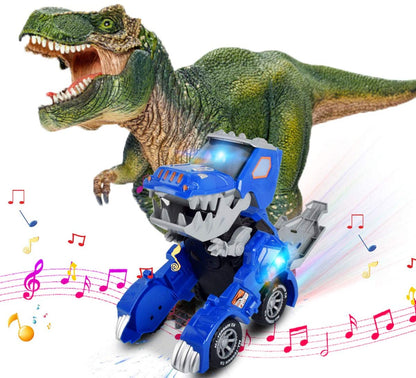 🎁 50% OFF🎁 Transforming Dinosaur LED SUV Car