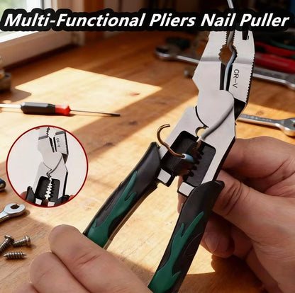9-in-1 Heavy-Duty Multi-Function Pliers，Hand Tool for DIY & Home Repairs