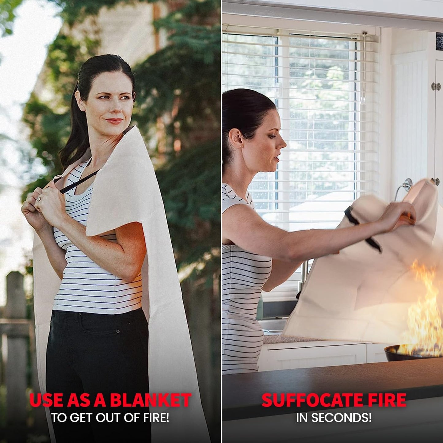 Emergency Fire Blanket with Fiberglass