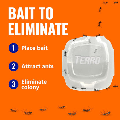 Terro Multi Surface Liquid with Adhesive Strips for Discreet Baiting, Multicolor, t334, Ant Bait