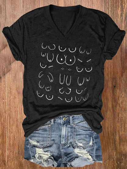Women's Casual Printed Short Sleeve T-Shirt