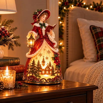🎄 Victorian Christmas Caroler Lighted Tabletop Lamp