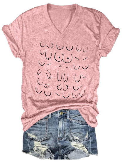 Women's Casual Printed Short Sleeve T-Shirt