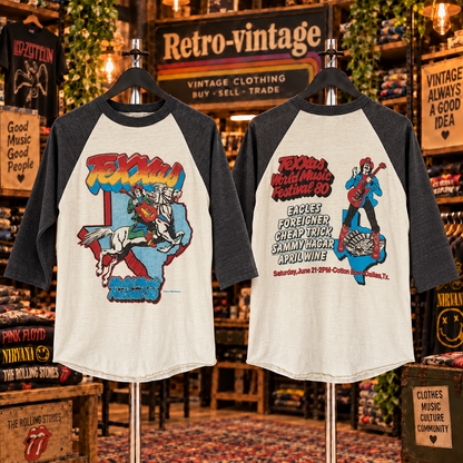 Texas World Music Festival Raglan T-Shirt