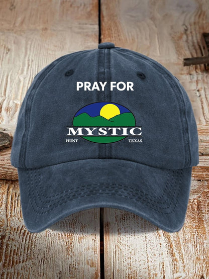 🙏💔Join us in praying for Texas.🙏Retro Texas Strong Pray For Mystic Hunt Texas Print Baseball Cap