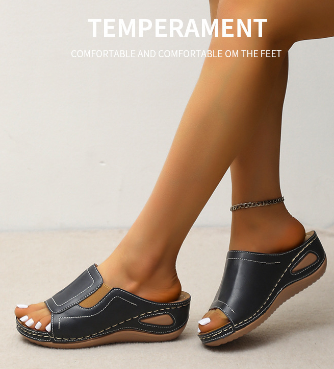 Women's Summer Casual Comfort Air Cushion Leather Sandals