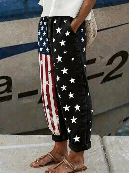 U.S. 250th Anniversary Linen Trousers