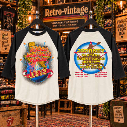 Texas World Music Festival Raglan T-Shirt