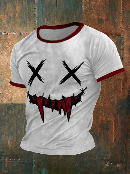 Men's Halloween Print Casual T-Shirt