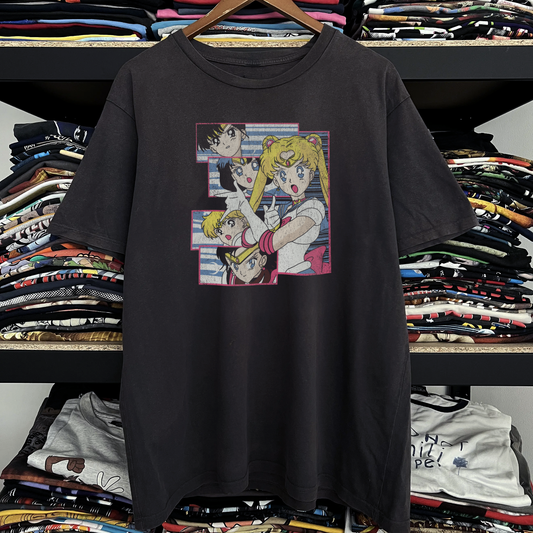 1999 Sailor Moon Promo Washed Black Tee