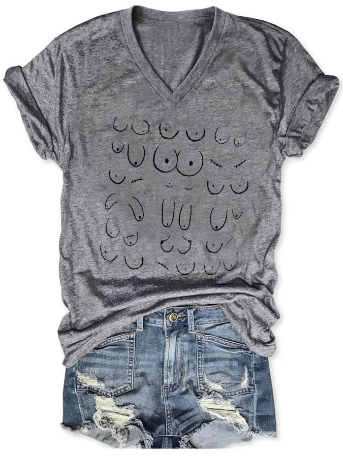 Women's Casual Printed Short Sleeve T-Shirt