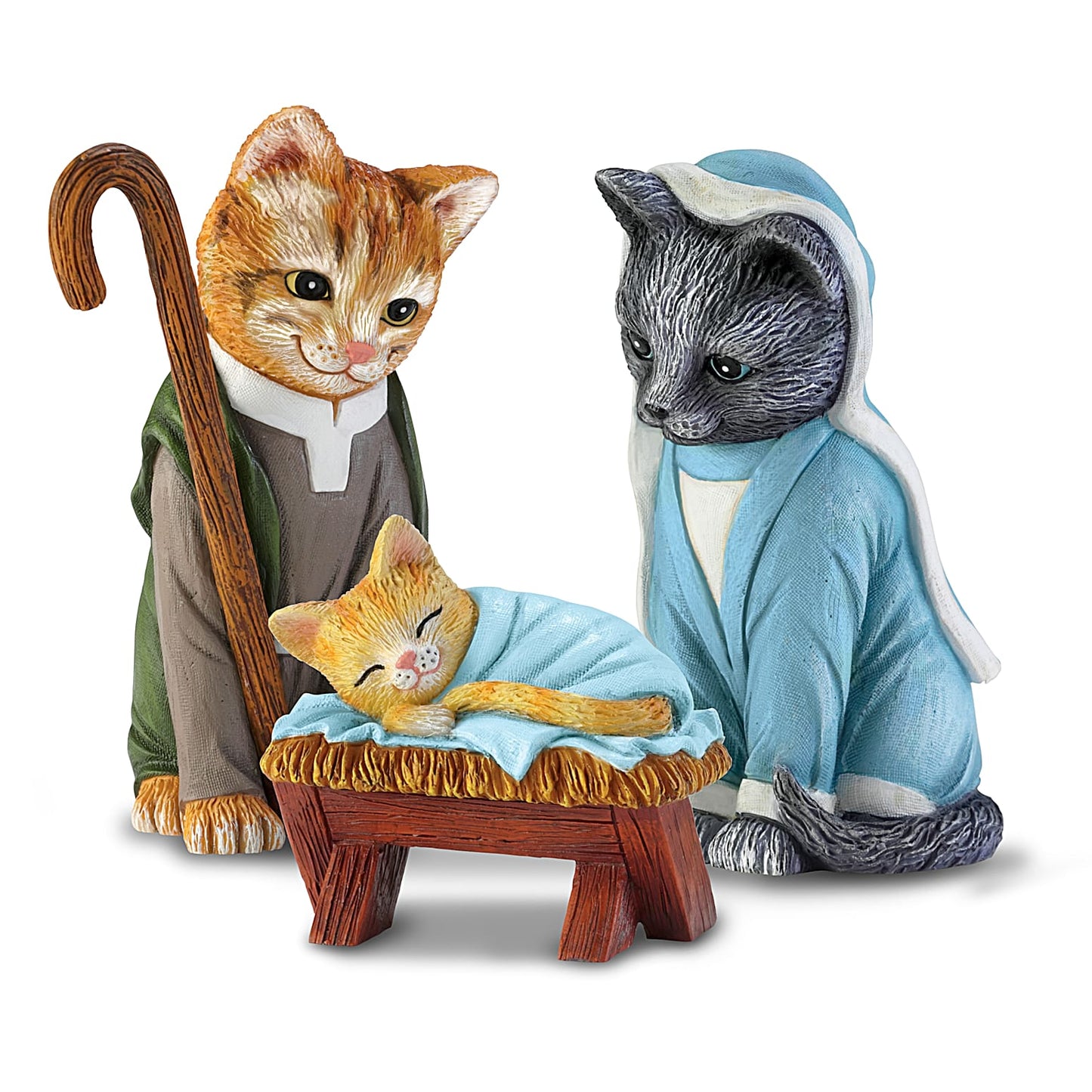 🎉The PURR-fect Christmas Pageant🎁 – Nativity Figurine Collection