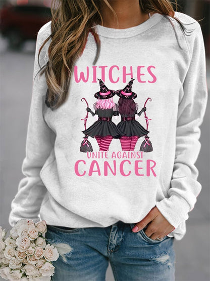 Women's Witches Unite Against Cancer Sweatshirt